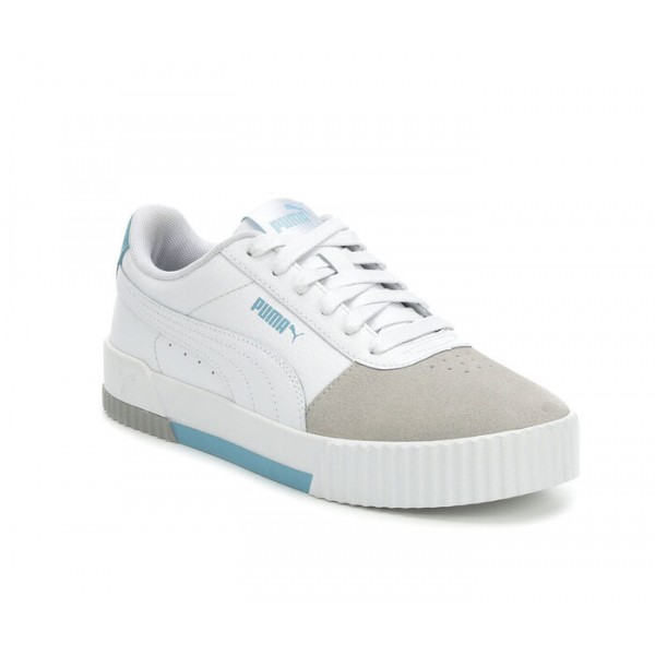 Women's Puma Carina S Leather Platform Sneakers