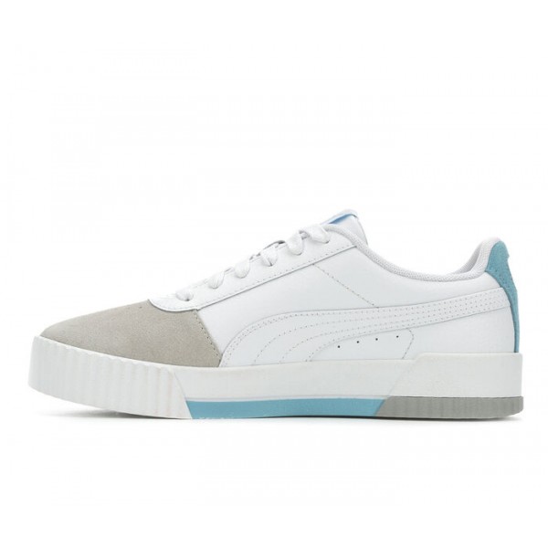 Women's Puma Carina S Leather Platform Sneakers