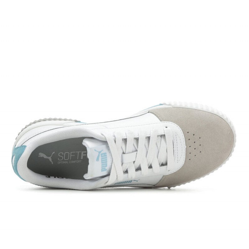 Women's Puma Carina S Leather Platform Sneakers