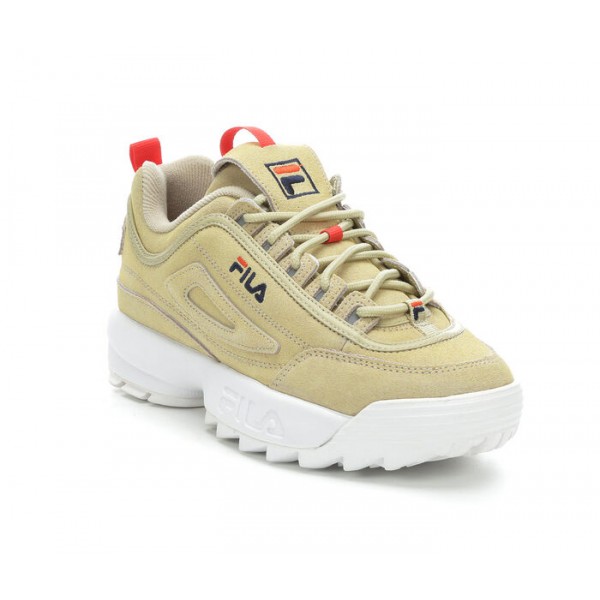 Women's Fila Disruptor II Premium Suede Sneakers