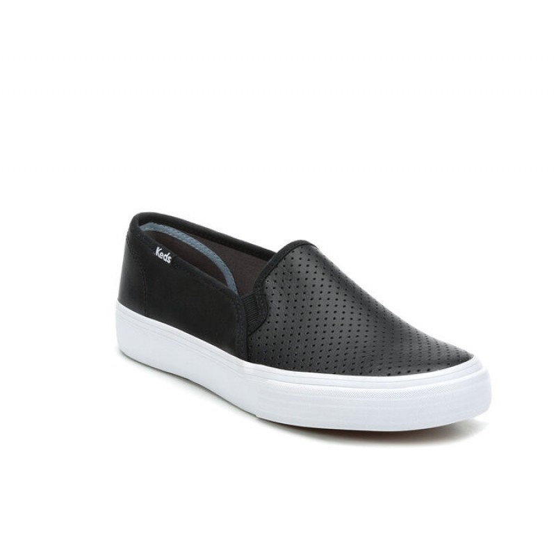 Women's Keds Double Decker Leather Slip-On Sneakers