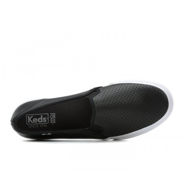 Women's Keds Double Decker Leather Slip-On Sneakers