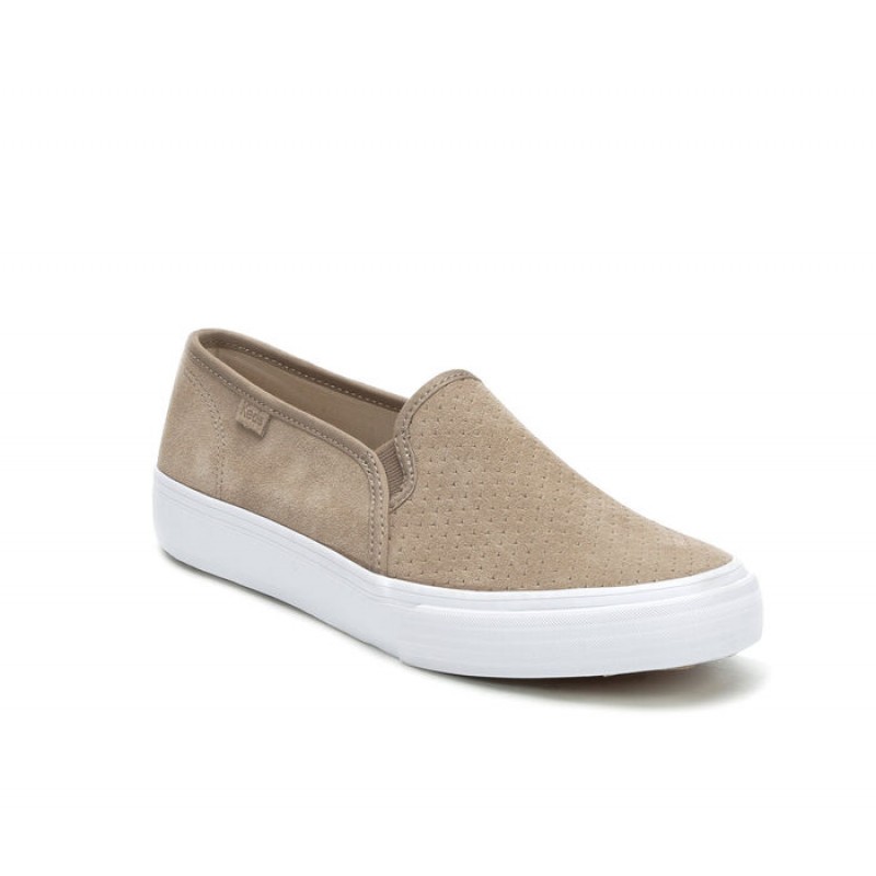 Women's Keds Double Decker Suede Slip-On Sneakers