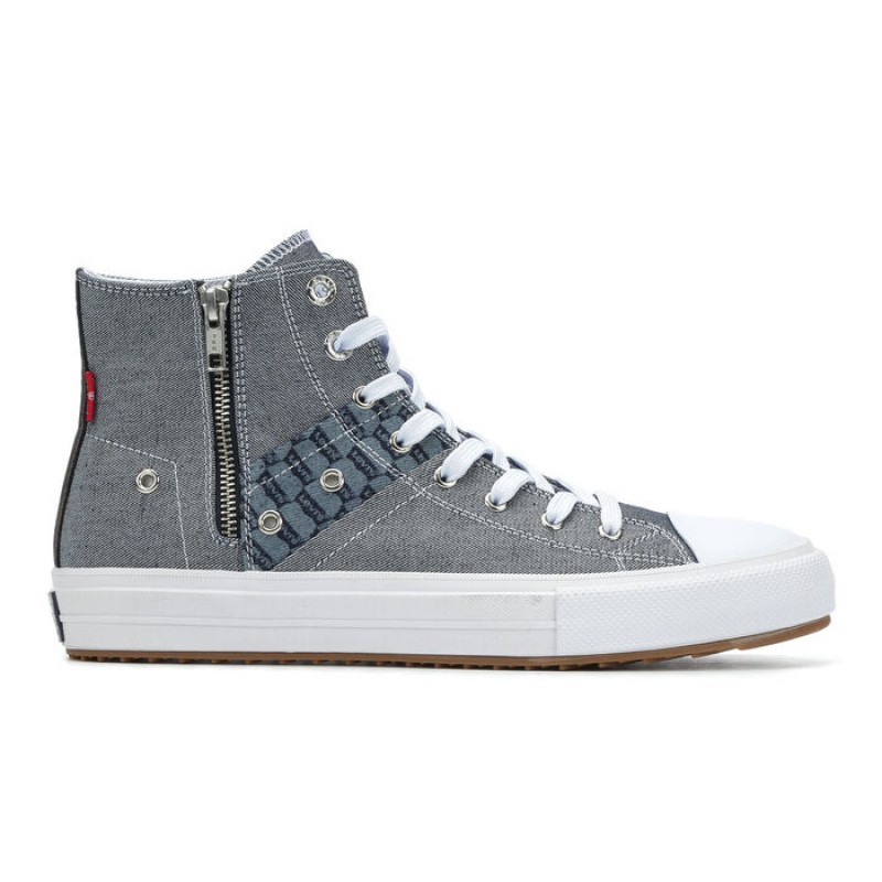 Men's Levis Zip Ex Monogram High-Top Casual Shoes