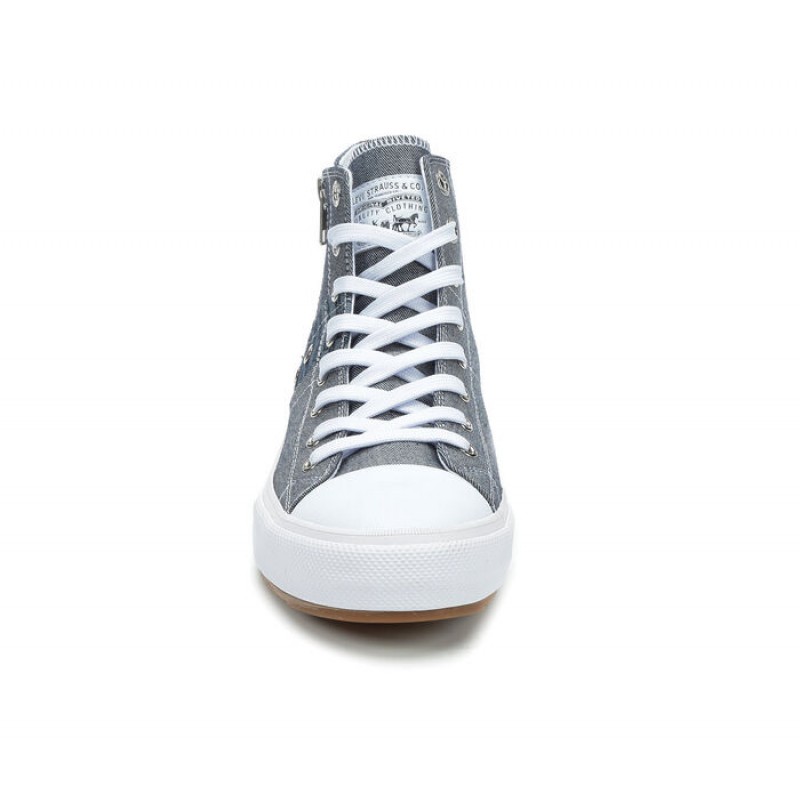 Men's Levis Zip Ex Monogram High-Top Casual Shoes