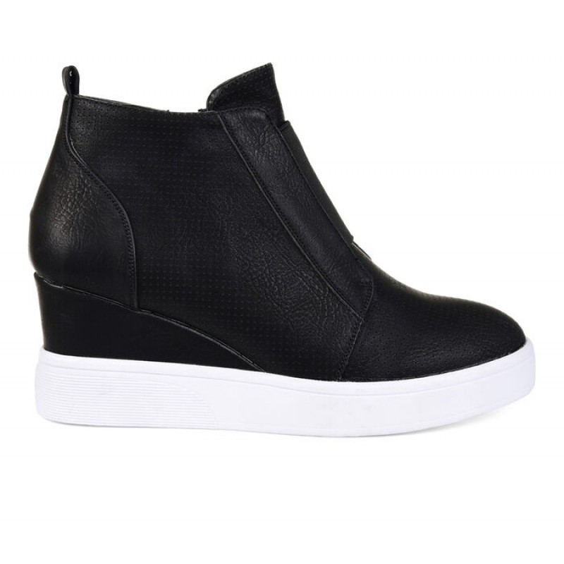 Women's Journee Collection Clara Wedge Sneakers