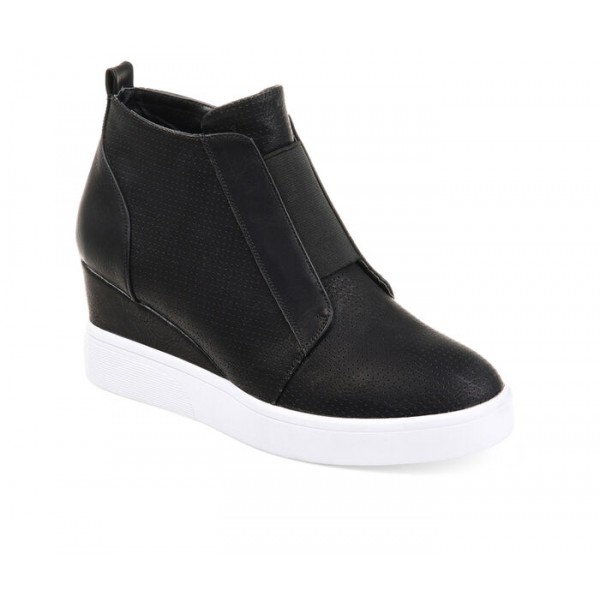 Women's Journee Collection Clara Wedge Sneakers