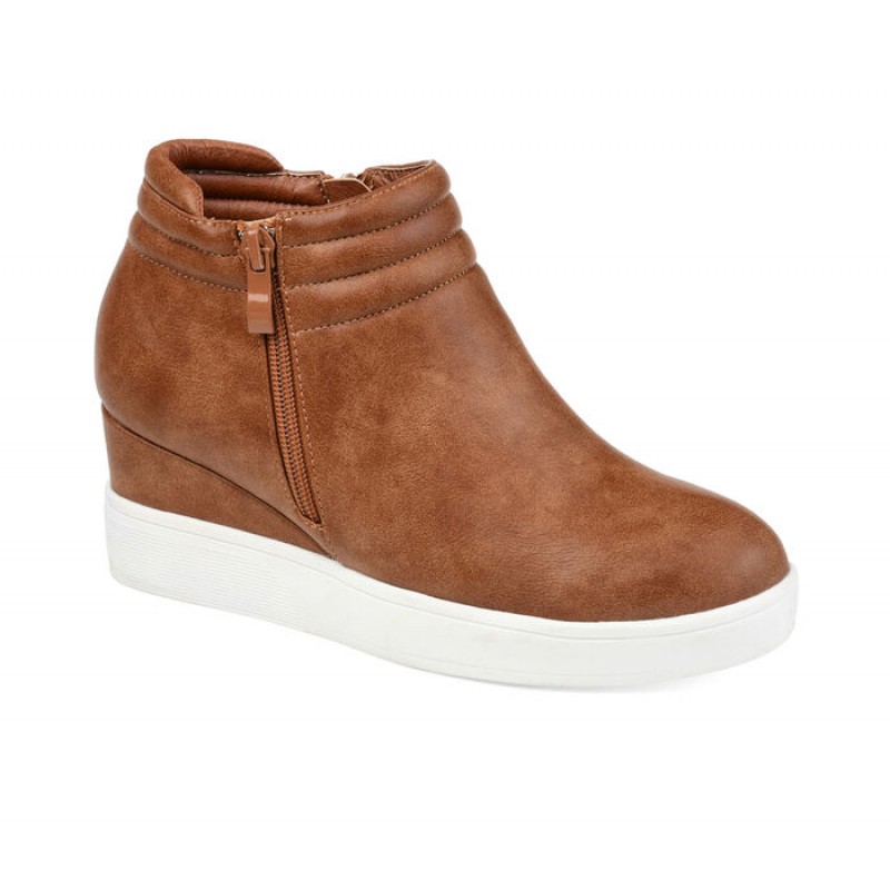 Women's Journee Collection Remmy Wedge Sneakers