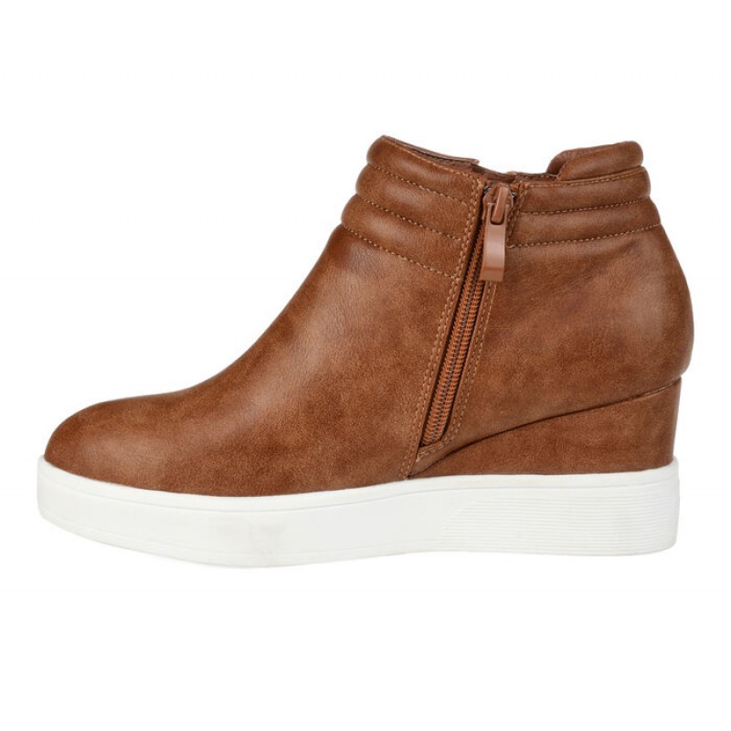 Women's Journee Collection Remmy Wedge Sneakers