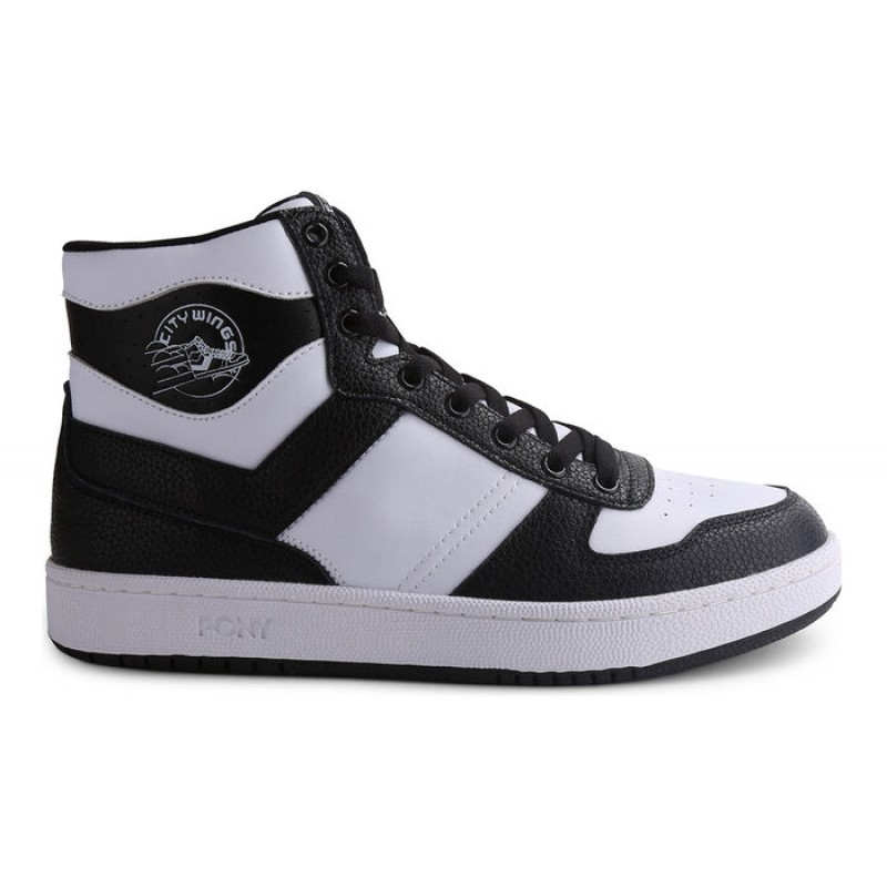 Men's Pony Men's City Wings High Leather Sneakers