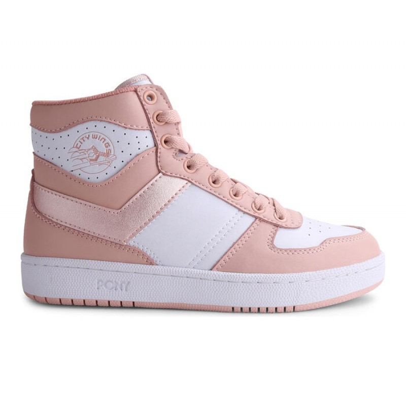 Women's Pony Women's City WIngs High Leather Sneakers