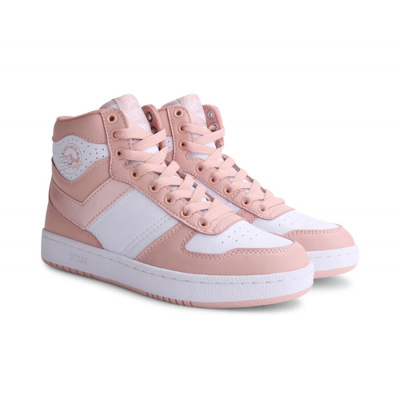 Women's Pony Women's City WIngs High Leather Sneakers