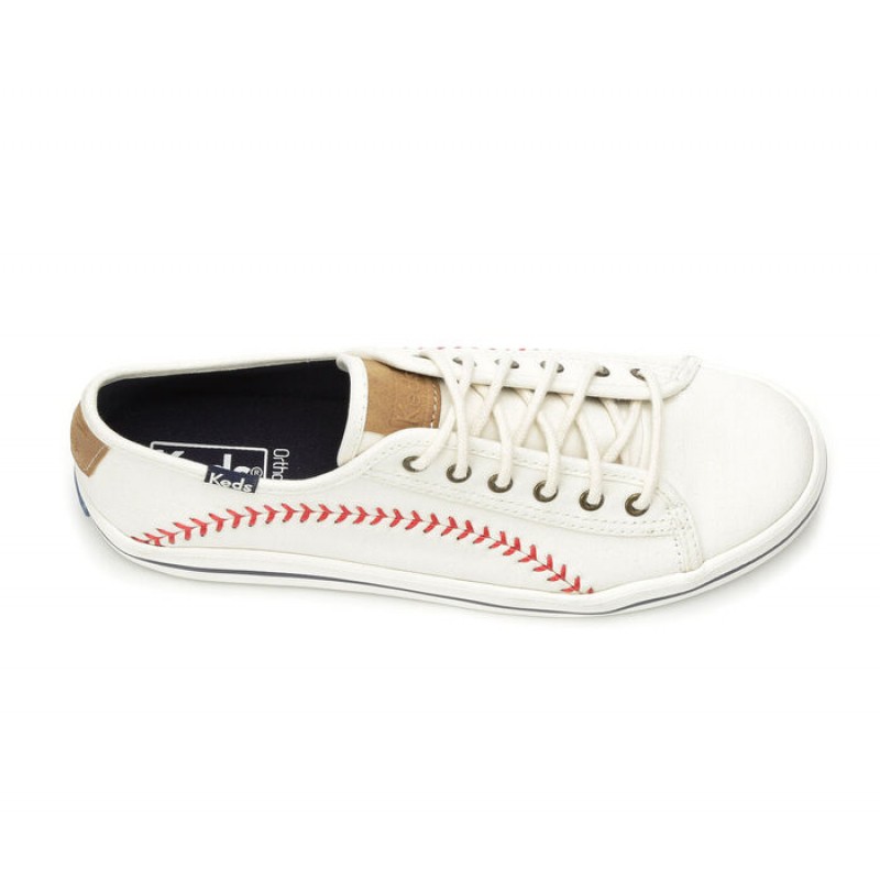 Women's Keds Kickstart Pennant Baseball-Inspired Sneakers