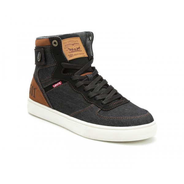 Men's Levis Jeffery Hi 501 Denim Casual Shoes